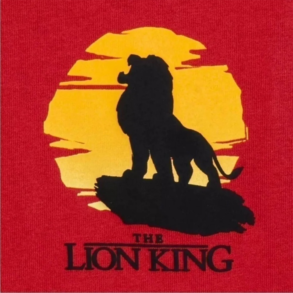 NWT Walt Disney World Lion King Red Sunset Spirit Jersey Size M - Picture 3 of 6